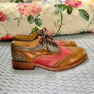 Bed Stu Lita oxfords starry night rustic distressed Like New sz 7.5